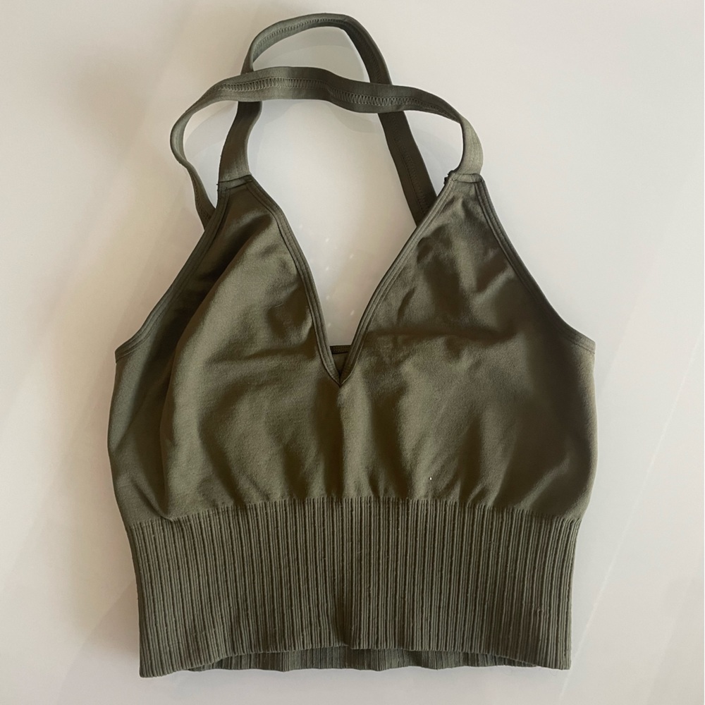 Good Karma Crop Tank, seamless active bra top